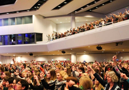 Europasaal der Osnabrückhalle - Abschlussveranstaltung